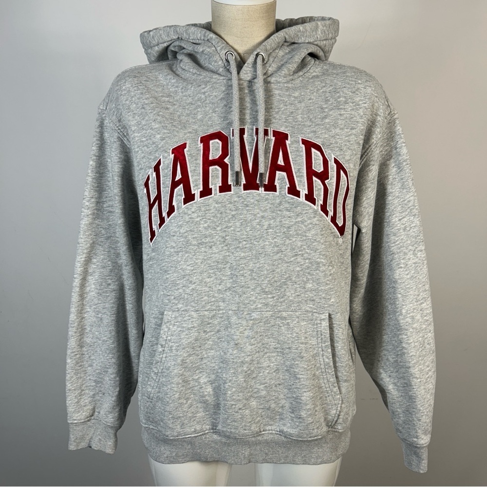 ❤️ Harvard Heather Gray Men's Pull Over Hoodie XS